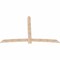 Ekena Millwork Bellingham Smooth Timber Gable Bracket, Douglas Fir, 96"W x 64"H x 1 1/2"D x 5 1/2"F, 16/12 Pitch GBW096X64X0206BEL00SDF - alternate 5